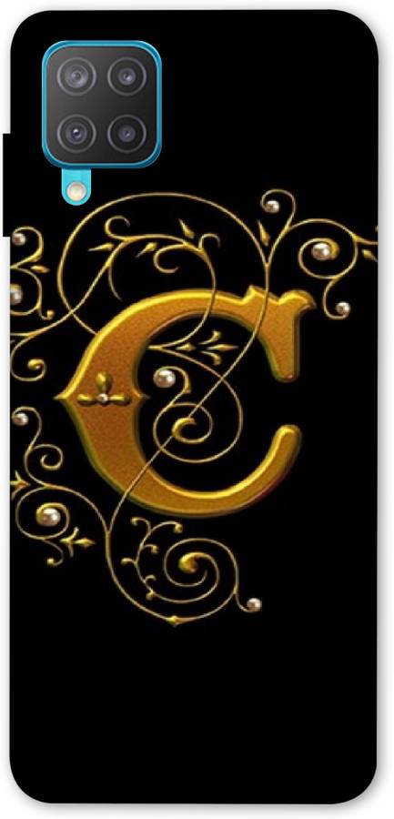 LUCKY MOBI.COM Back Cover for SAMSUNG GALAXY M12 / F12 ( c name, letter name) PRINTED BACK COVER