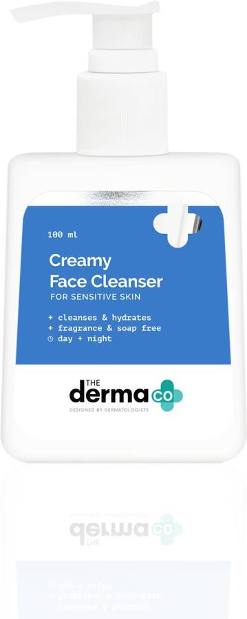 The Derma Co Creamy Cleanser for Sensitive Skin Price in India