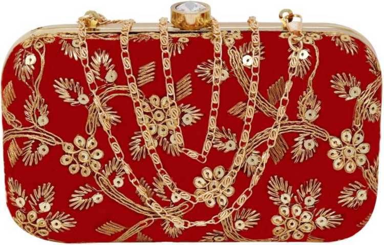 Casual, Party Red  Clutch