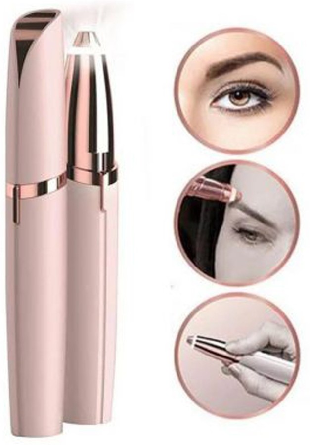 Flawless Brows with include battery Painless Electric Eyebrow Trimmer  Facial Hair Remover