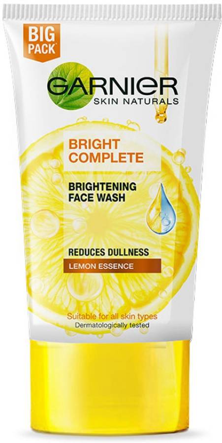 GARNIER Bright Complete VITAMIN C Facewash, 150g Face Wash Price in India