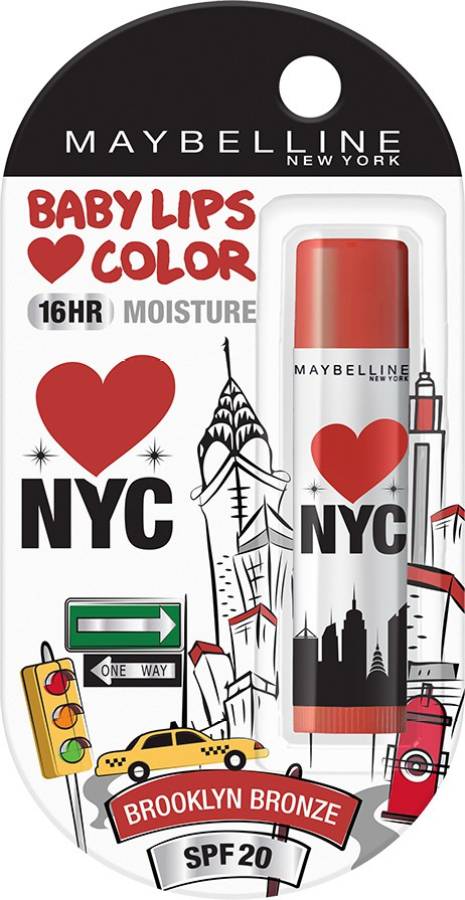 MAYBELLINE NEW YORK Baby Lips Loves NYC Lip Balm Brooklyn Bronze Price in India