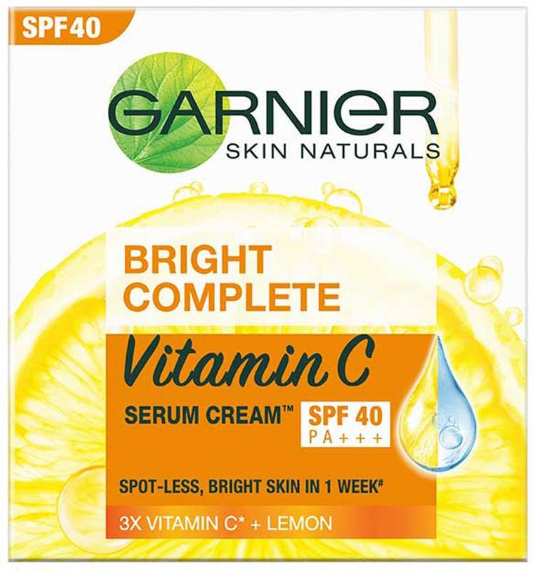 GARNIER Bright Complete VITAMIN C SPF40/PA+++ Serum Cream