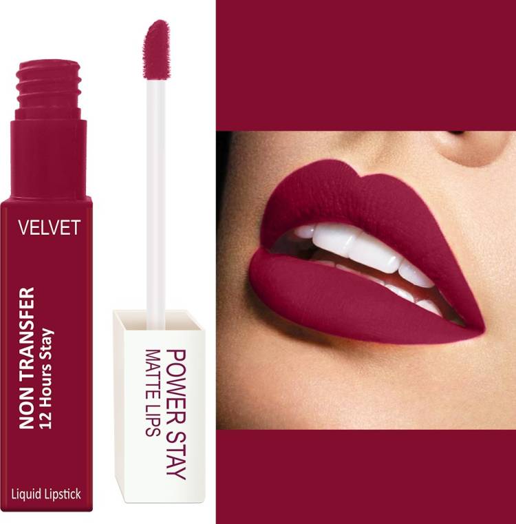 FORFOR Power Stay Long Last Matte Lipstick - Waterproof (12 hrs stay) Price in India