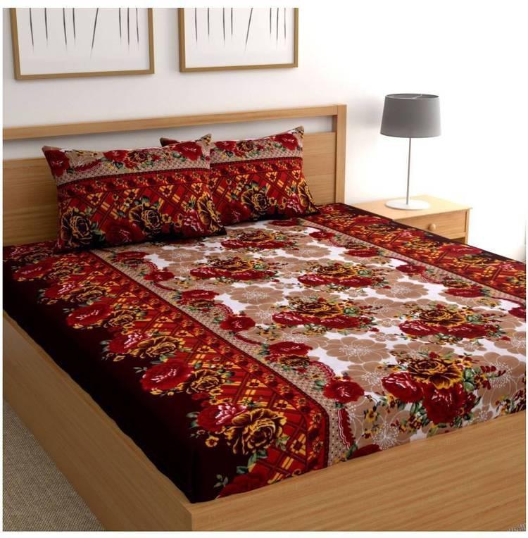 Exopick Microfiber Double Bedsheet