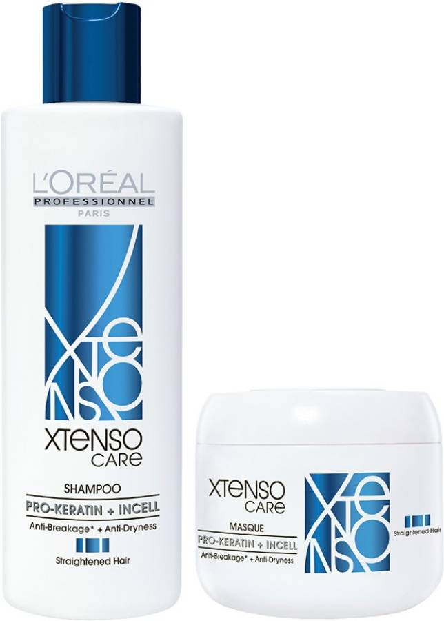L'Oréal Professionnel Xtenso Care Combo - Shampoo (250 ml) + Masque (200 ml) Price in India