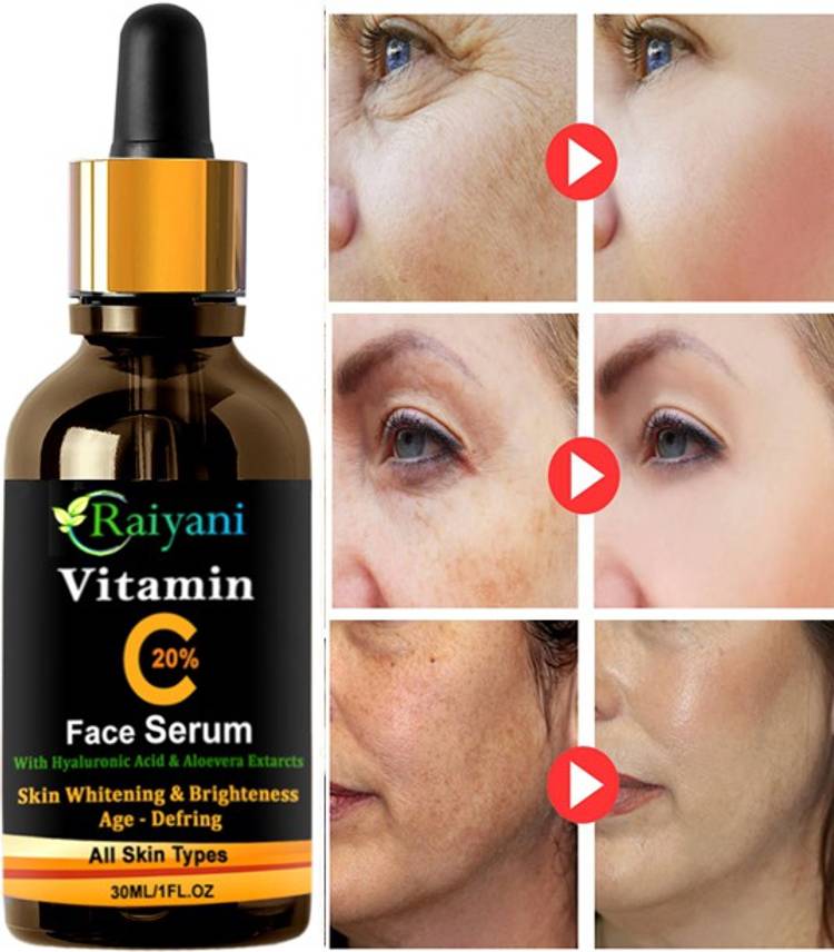 Raiyani Vitamin C Serum Powerful Anti-aging, whitening skin netural serum (30 ml)