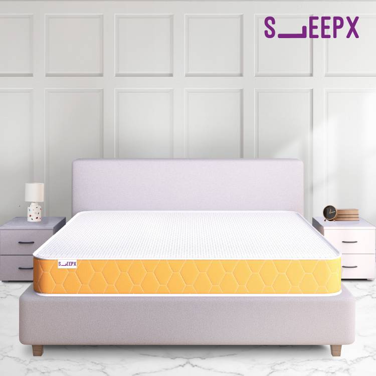 SleepX Dual Medium Soft & Hard 6 inch Queen High Density (HD) Foam Mattress