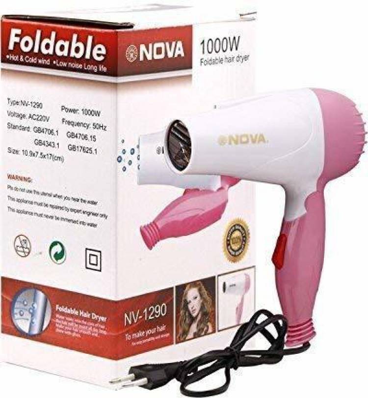 NIMG Foldable Hair Dryer for Professional Women Men NV Electric 2 Speed Control Hair Dryer Price in India