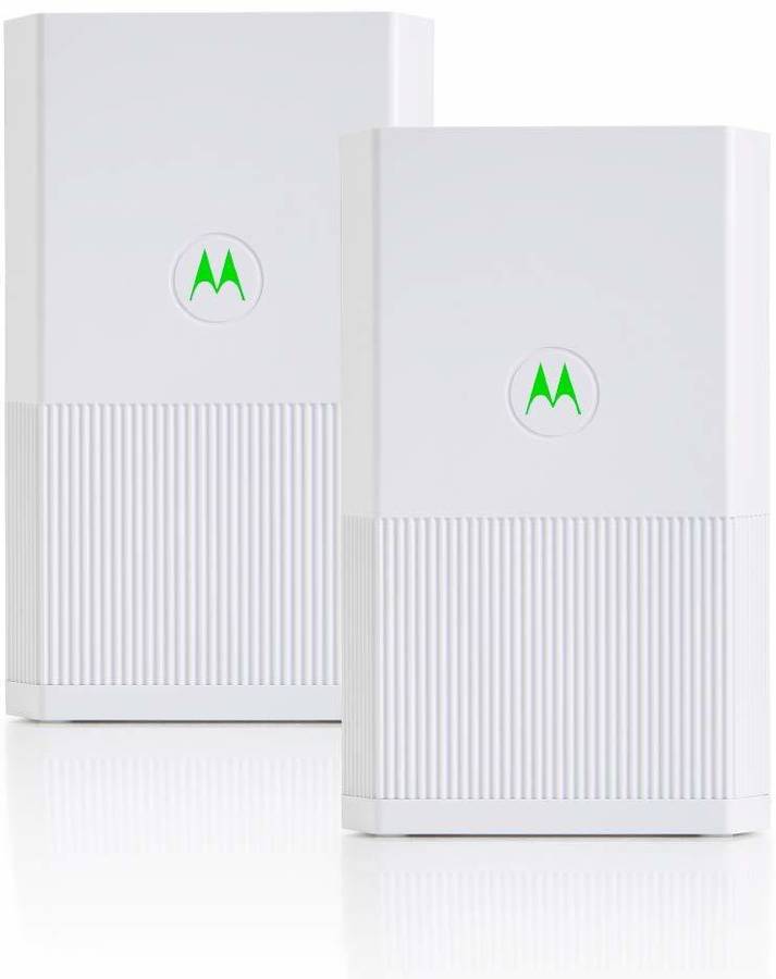 MOTOROLA MH7022 Whole Home Mesh WiFi System, AC2200 Tri-Band Mesh (Mesh 2-Pack) 2200 Mbps Mesh Router