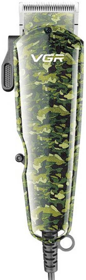 VGR V-126 Camouflage Professional Corded Hair Clipper  Runtime: 0 min Trimmer for Men