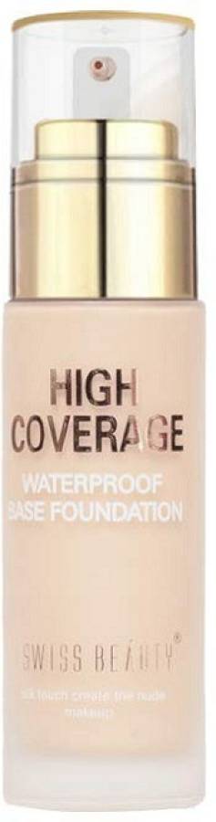 SWISS BEAUTY High Coverage 03 Natural Beige Foundation 60gm pack of 1 Foundation Price in India