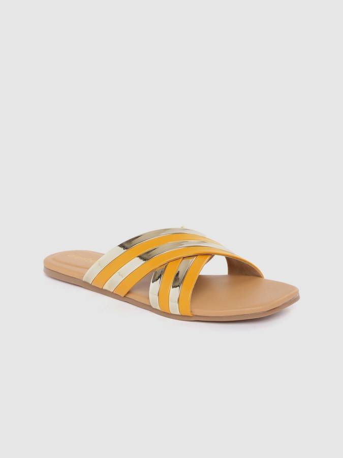 Dressberry Women Yellow Flats Price in India