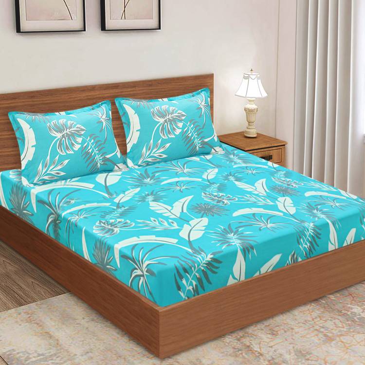 Flipkart SmartBuy 144 TC Cotton Double Floral Bedsheet