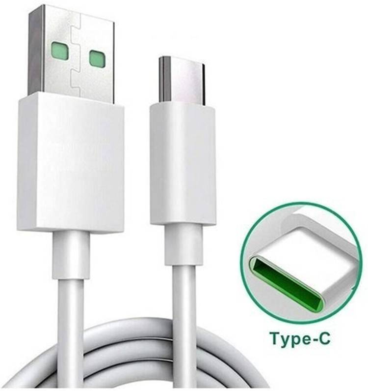 getcell VOO C replacement CHARGING CABLE 5A 1 m ORIGINAL like USB Type C Cable Data Cable White 1 m USB Type C Cable
