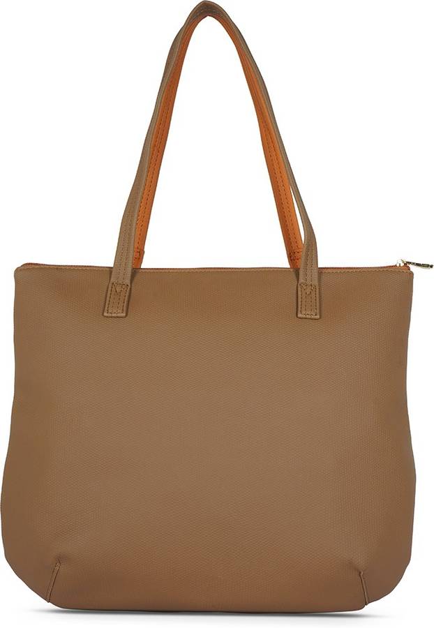 Women Orange, Brown Tote - Mini Price in India