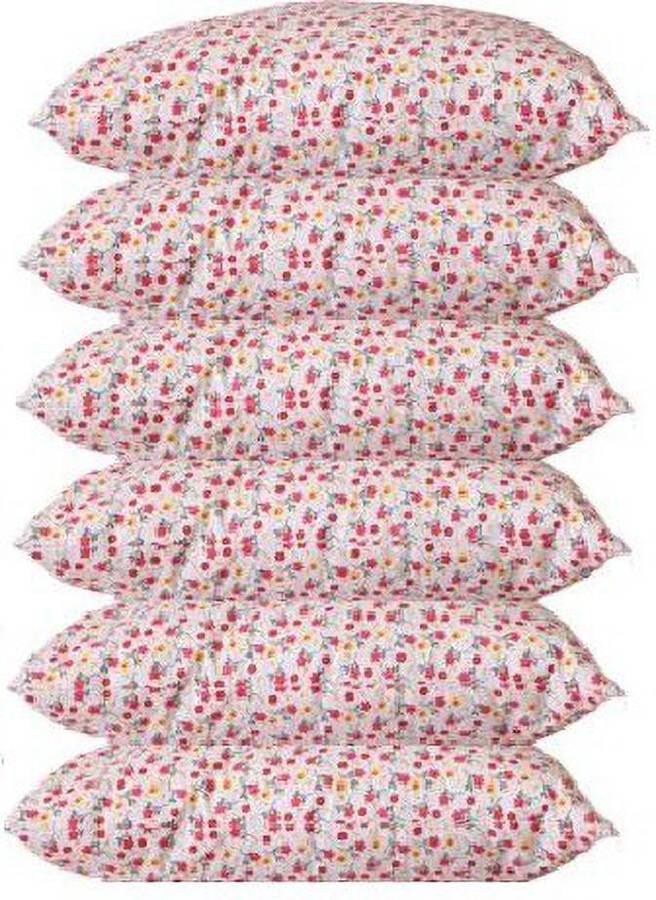 VIYAAN Cotton Floral Sleeping Pillow Pack of 6