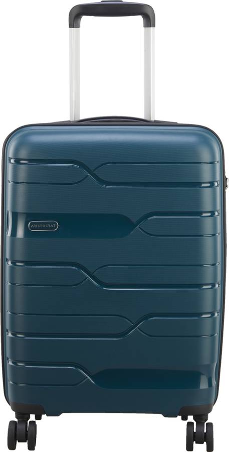 Small Cabin Luggage (55 cm) - WAVE STROLLY 360 CABIN DARK GREEN - Green