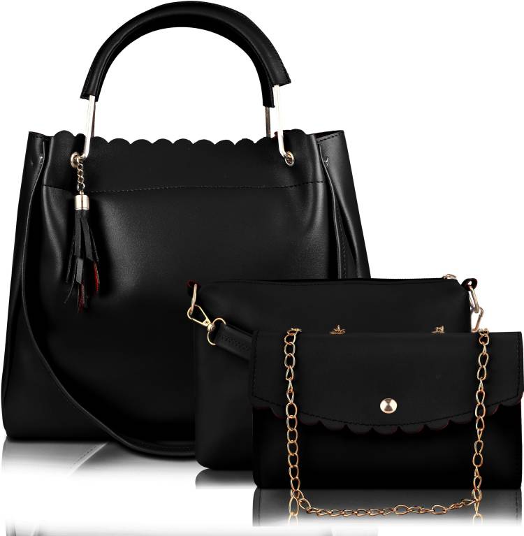 Women Black Shoulder Bag Price in India