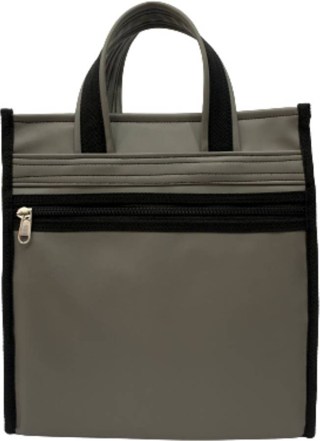 batra bros Multifunctional Lunch Tiffin Food Tote Shopping Bag for Casual Office Men Women/Water & Oil Proof/ Work Carry Bag for Lunch Boxes and 1-Liter Bottle (Gun Metal Grey) Waterproof Messenger Bag