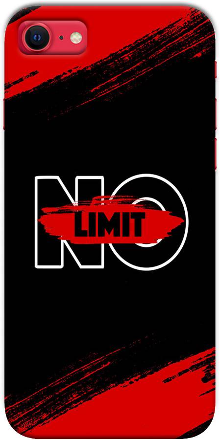 CustomEra Back Cover for Apple iPhone Se 2020 (No Limit Quote)