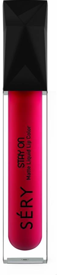 SERY Stay On Liquid Matte Lip Color - Don't Stop Me Red Price in India