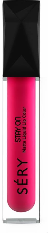 SERY Stay On Liquid Matte Lip Color - Seductive Fushia Price in India
