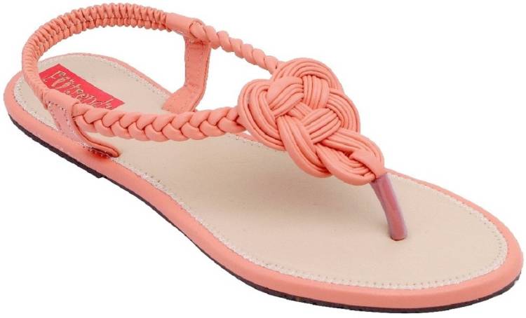 Footrendz Women Pink Flats Price in India