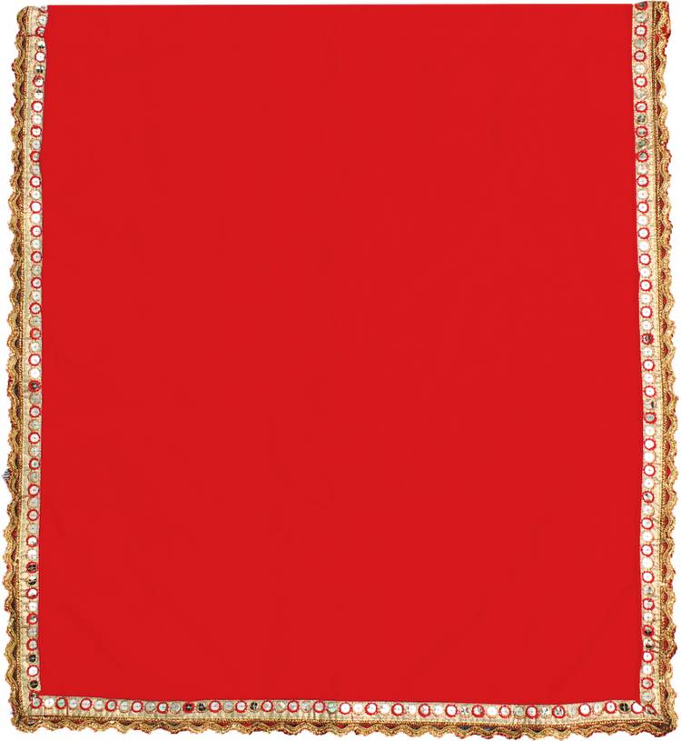 Devguru 20 cm (0 ft) Silk Door Curtain Single Curtain