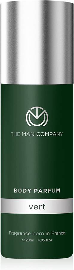 THE MAN COMPANY Non-Gas Body Perfume For Men - Vert (120 Ml)| | No Gas Perfumes | Long Lasting Fragrance | Deodorant for Men Perfume  -  120 ml