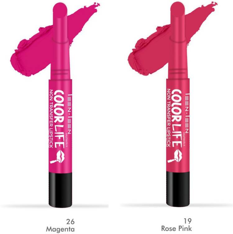 Teen.Teen Colorlife Combo (Magenta, Rose Pink, 4.2 g) Price in India
