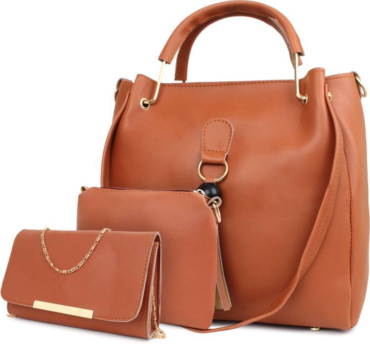 Women Tan Shoulder Bag Price in India