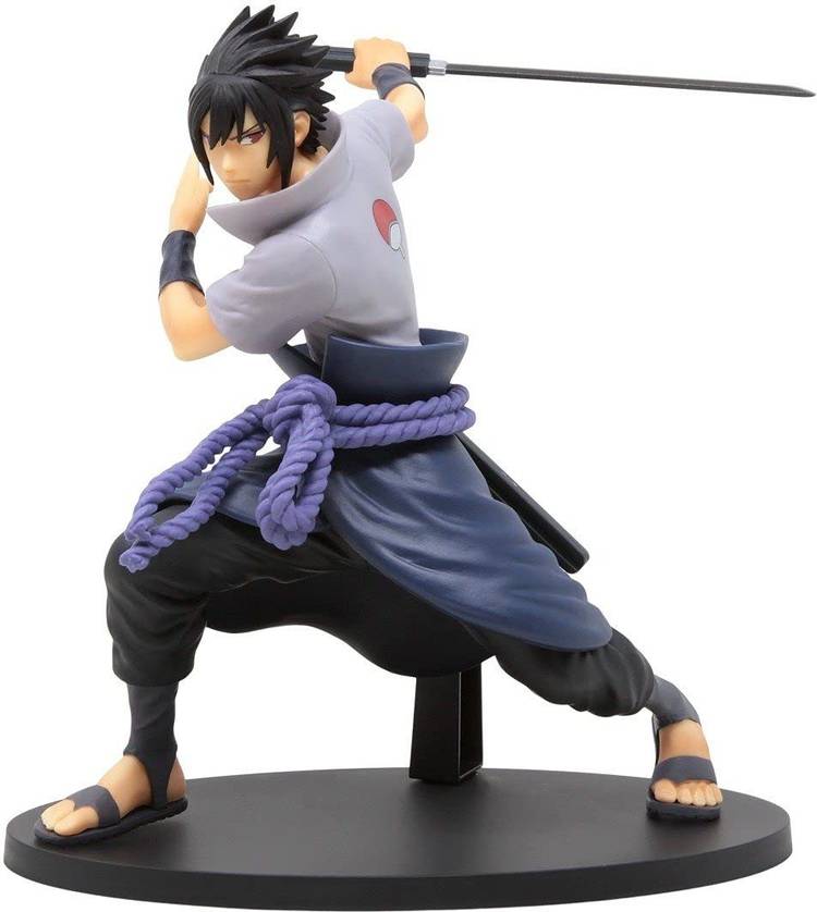 RVM Toys Naruto Sasuke Action Figure 18 cm Anime for Car Dashboard Office Desk Table Toy