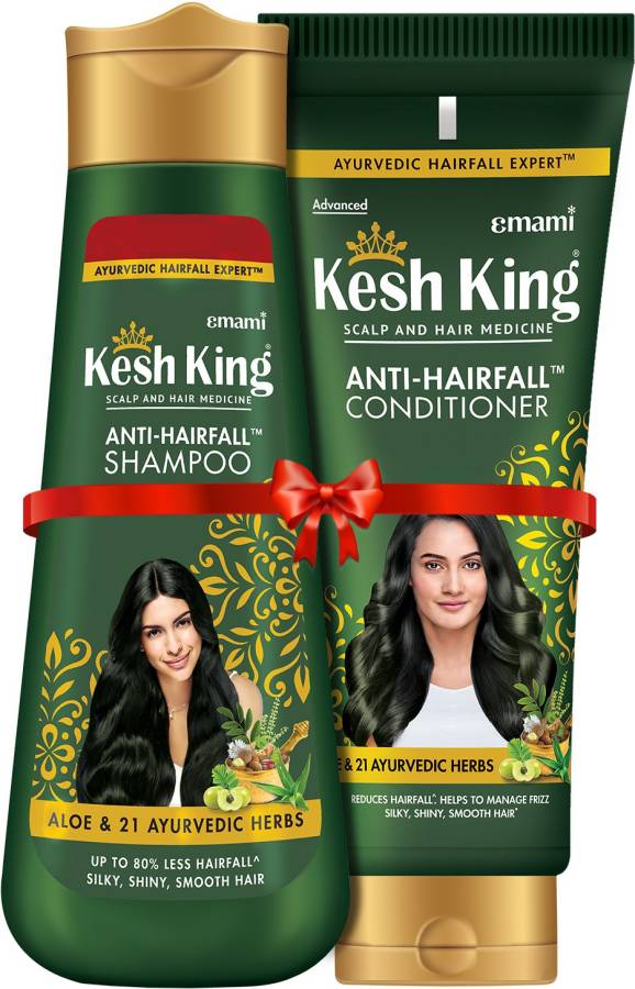 Kesh King Anti-Hairfall Shampoo 340 ml + Conditioner 200ml Price in India