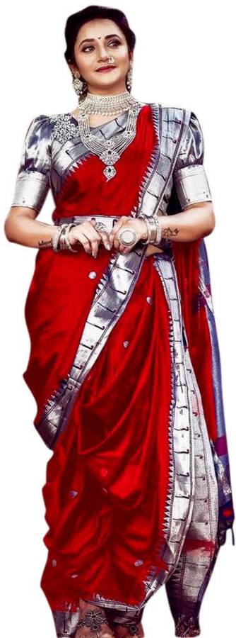 Woven Paithani Pure Silk Saree