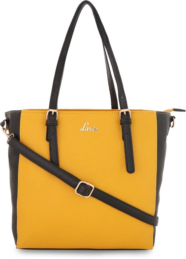 HYER761096N3 Women Yellow Tote - Regular Size