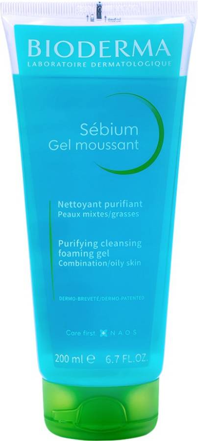 Bioderma Sebium Gel Moussant Purifying Cleansing Foaming Gel - Tube Face Wash Price in India