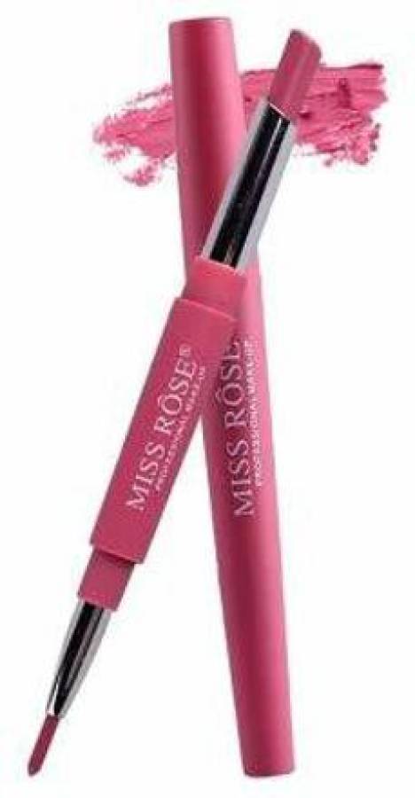 MISS ROSE Double Head Lip Gloss Lip liner Pen Matte Lipstick Wholesale Waterproof Lip Glaze (47, Bel Air) Price in India
