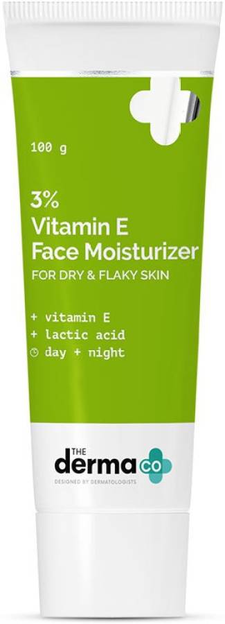 The Derma Co 3% Vitamin E Face Moisturizer With Vitamin E & Lactic Acid For Dry & Flaky Skin Price in India