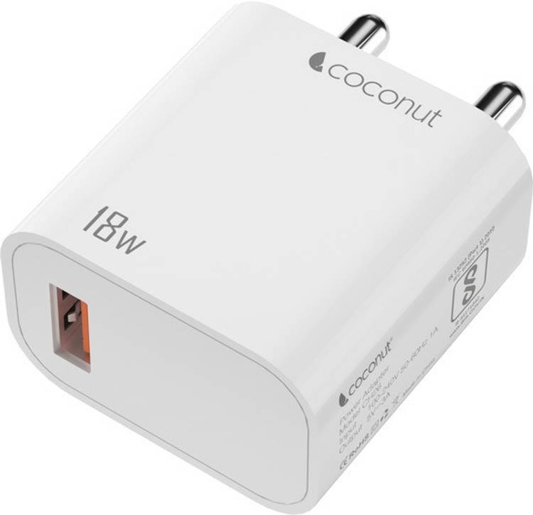 Coconut Speed QC 18 W 3 A Mobile Charger