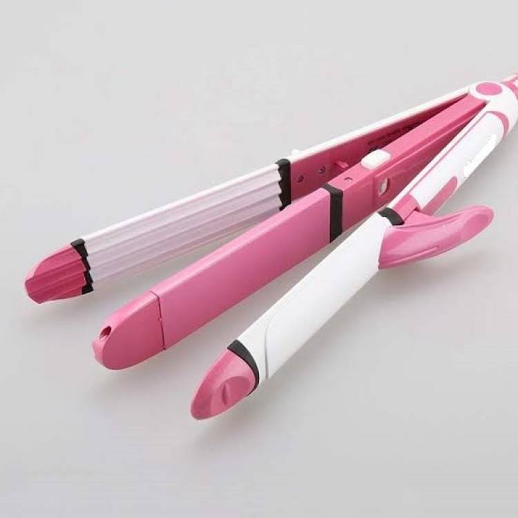 UNIKORN Pink 3 in 1 Function Curler Electric Hair Curler Price in India