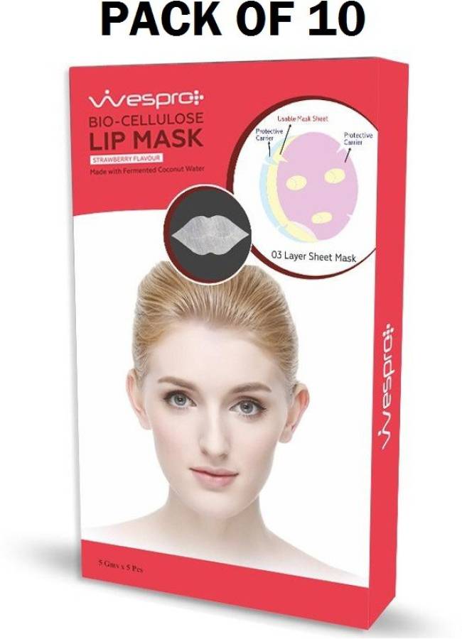Wespro Lip Masks Pack of 10 Lip Stain Price in India