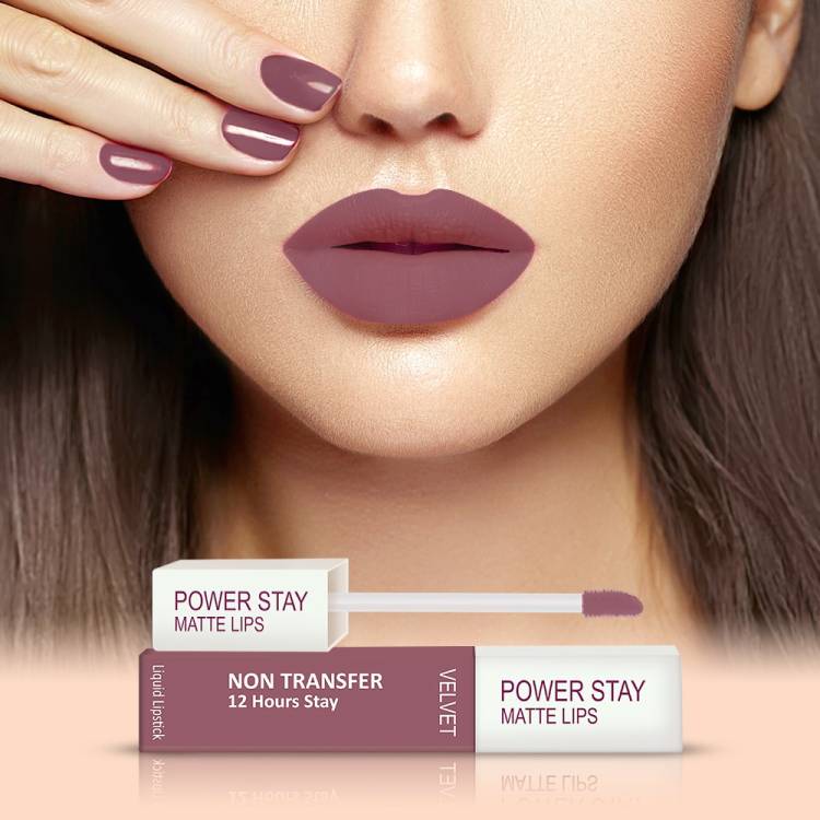 FORFOR Power Stay Long Last Waterproof Matte Lipstick (12 hrs stay) Price in India