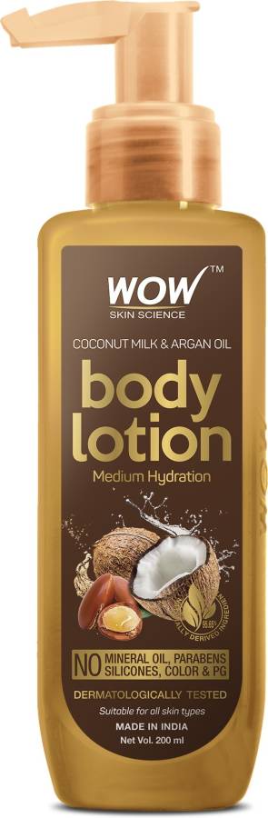 WOW SKIN SCIENCE Coconut Milk and Argan Oil Body Lotion Price in India