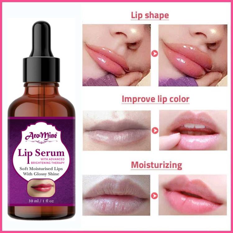 AroMine Pink Lip Lightening Serum for Dark Lips - Lip Lightener- Price in India