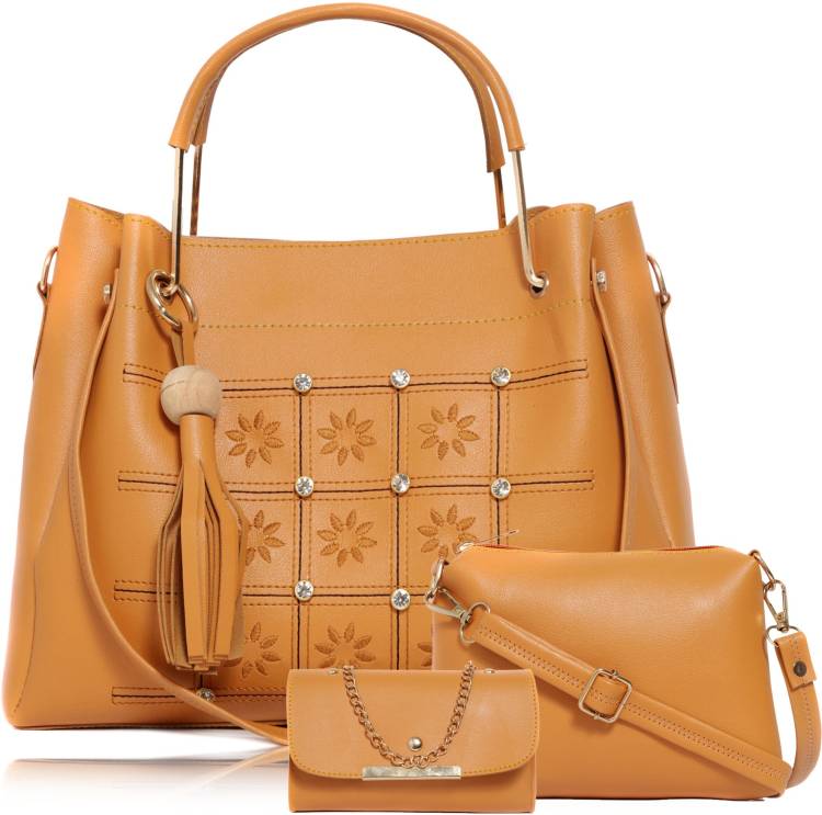 Women Tan Shoulder Bag - Mini Price in India