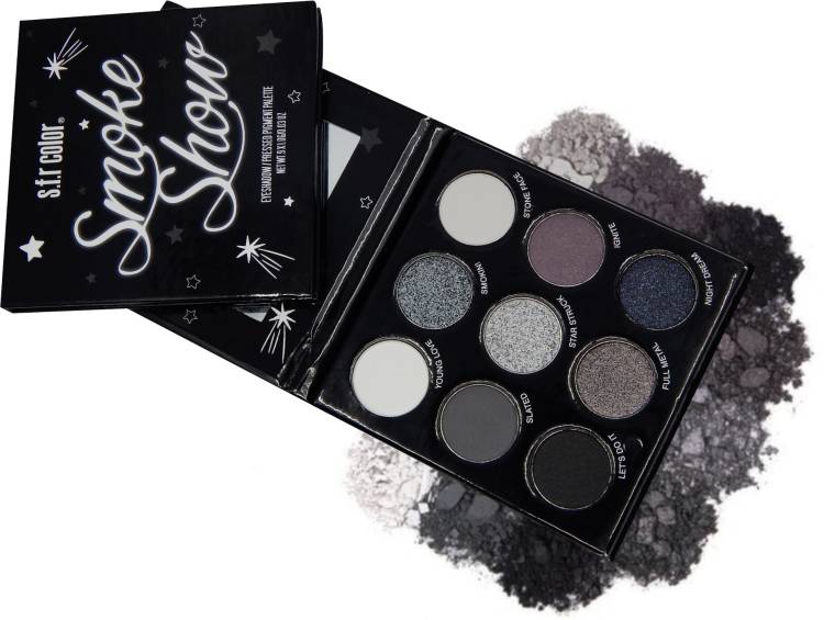 s.f.r color Smoke show eyeshadow palette | pressed pigment palette| matte and shimmer travel friendly eyeshadow palette | smoky eyeshadow palette | smoky eyeshadow combo palette 9 g Price in India