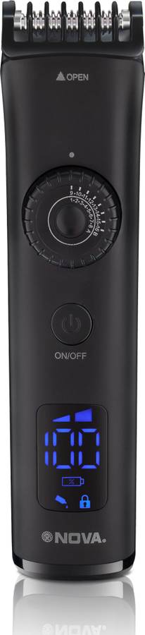 NOVA NHT 1057 Digital Waterproof  Runtime: 90 min Trimmer for Men