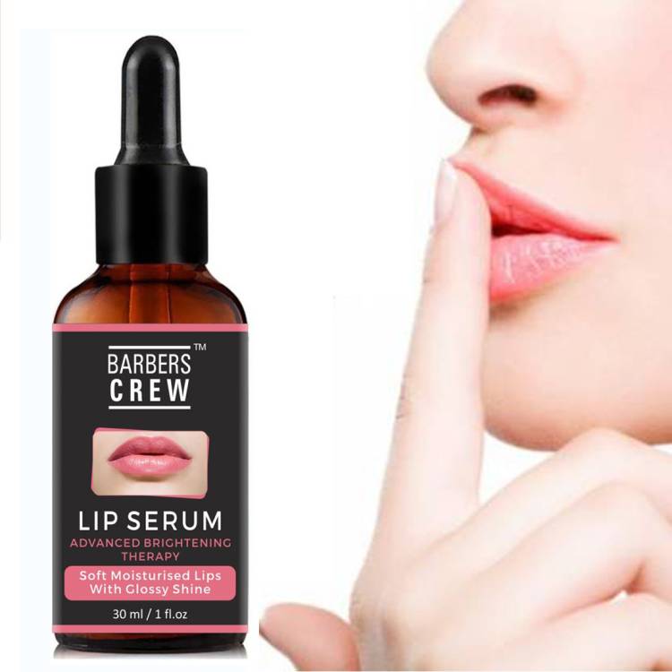 Barbers Crew Pink Lip Serum Oil For Strawberry Flavour , Lip Shine, Glossy, Soft With Moisturizer For Men & Women-30ML Price in India