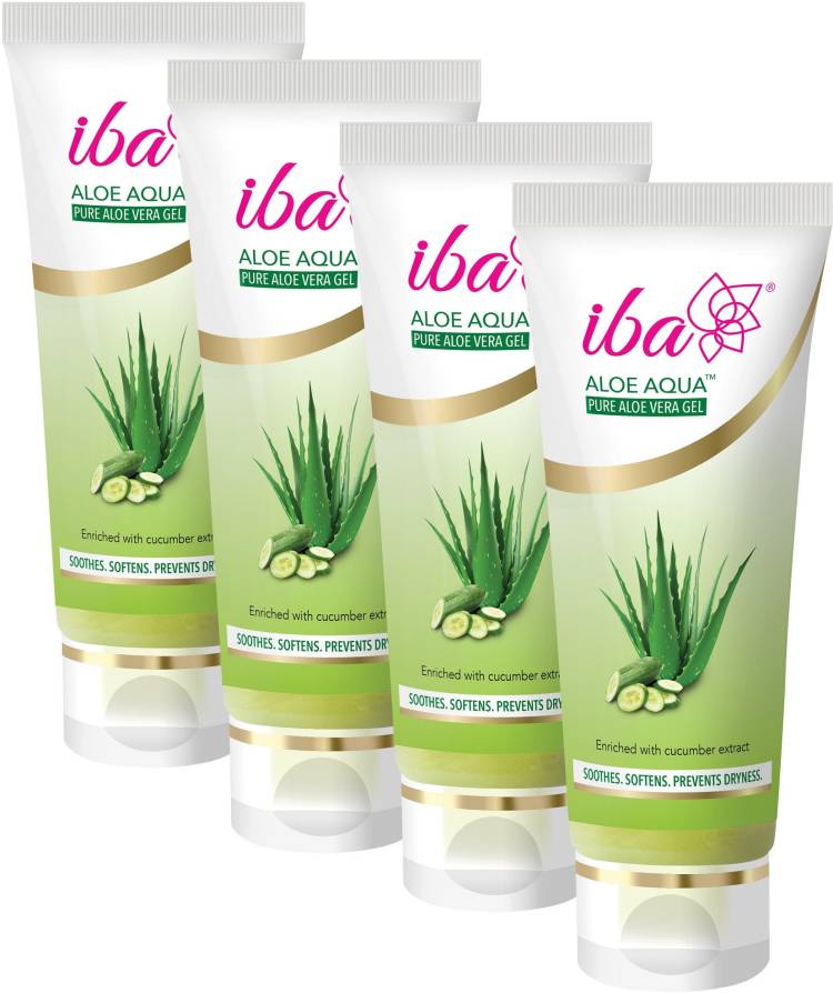 Iba Aloe Aqua Pure Aloe Vera Gel (Pack of 4) Price in India